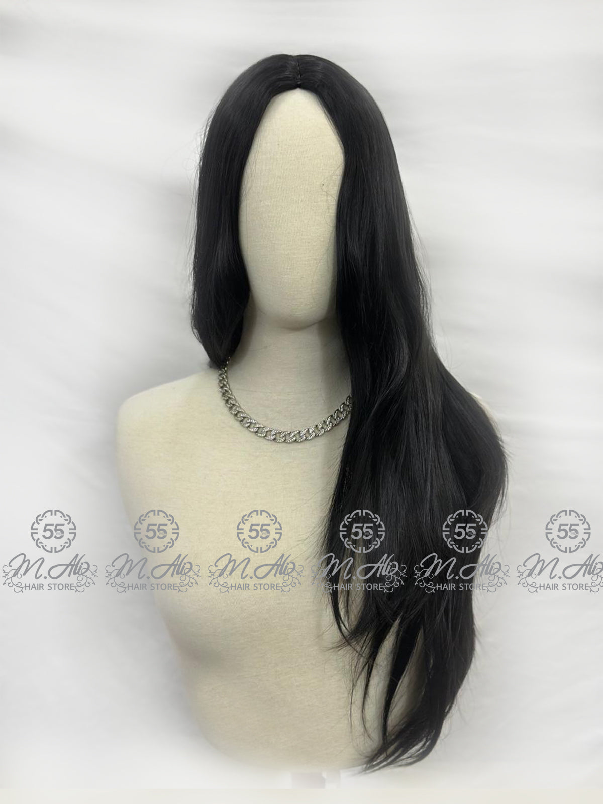 Natural Black Full Head wig M Ali