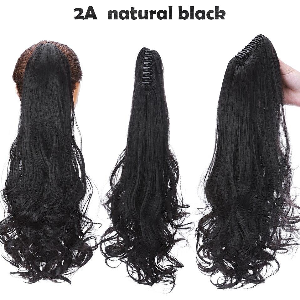 Long Curly Clip In Hair Ponytail M Ali