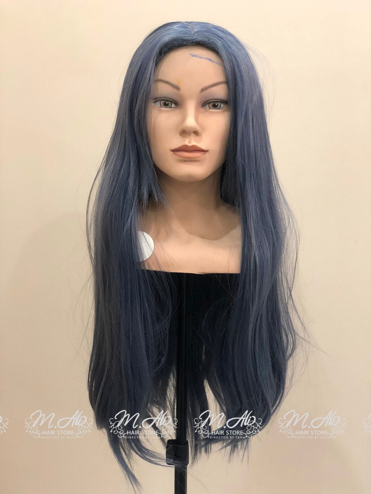 Blue Long Full Head Wig My Store