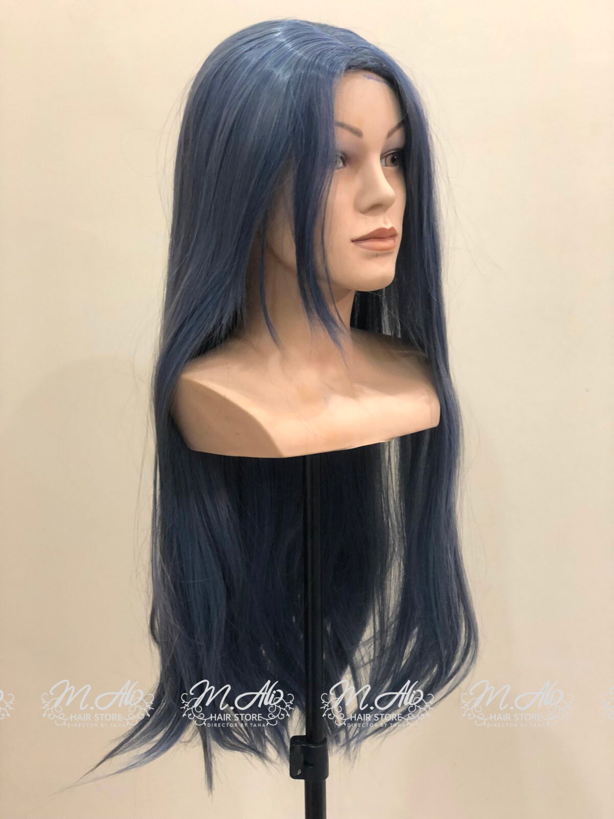 Blue Long Full Head Wig My Store