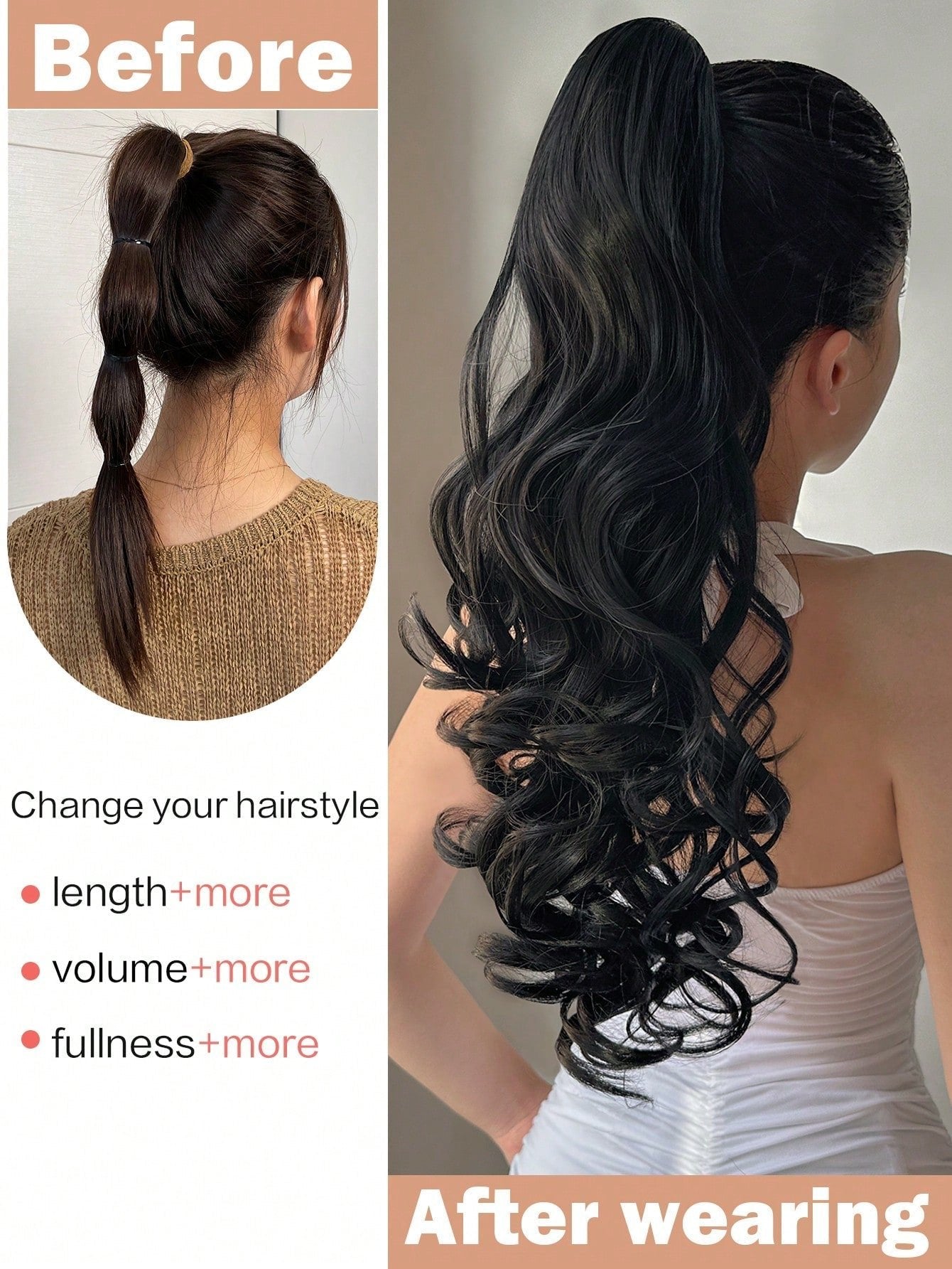 Premium Long Ponytail Extension My Store