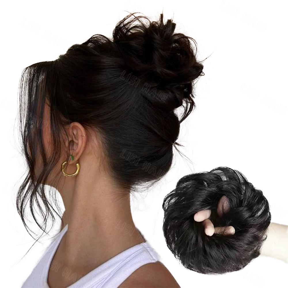 CURLY HAIR BUN