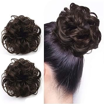 CURLY HAIR BUN