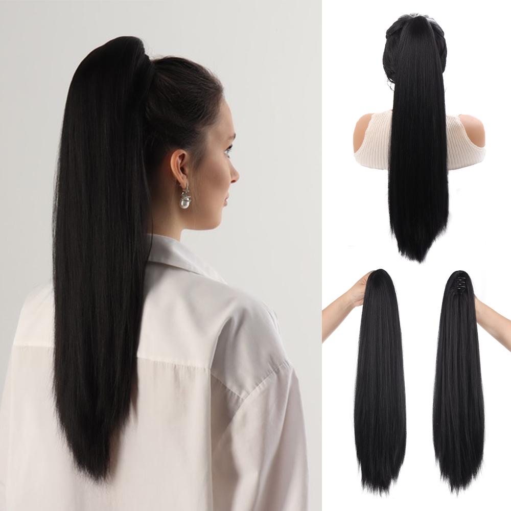 Black Long Ponytail hair