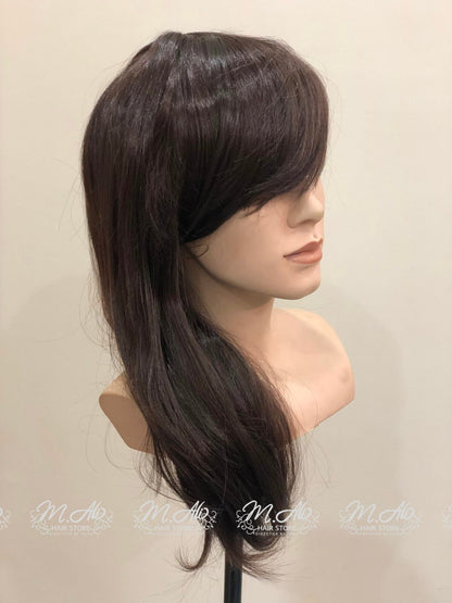 FULL HEAD WIG - BROWN IN SHORT