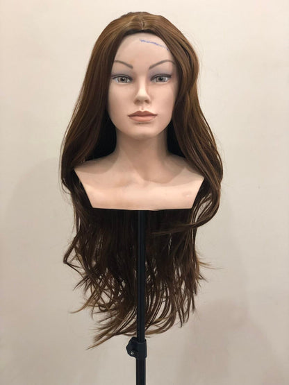 FULL HEAD WIG - CARAMEL BROWN