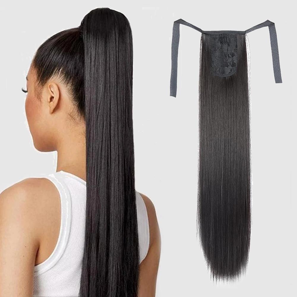 NATURAL BLACK STRAIGHT PONYTAIL M Ali