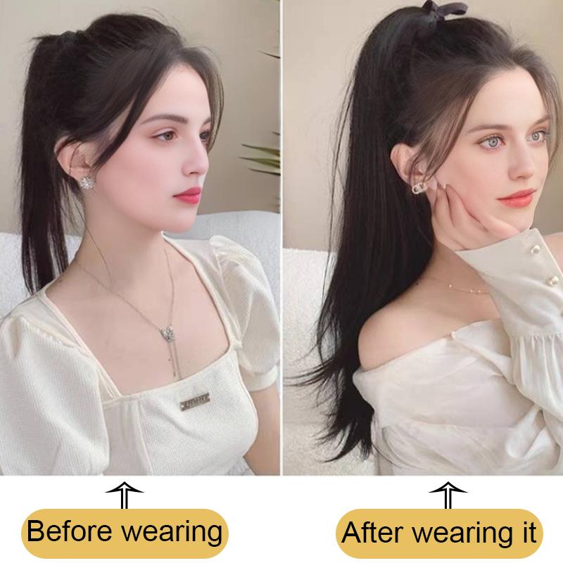 NATURAL BLACK STRAIGHT PONYTAIL M Ali
