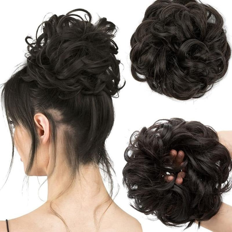 Curly Hair Bun